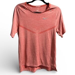 Nike Running Pink Breathable T Shirt- Size Small